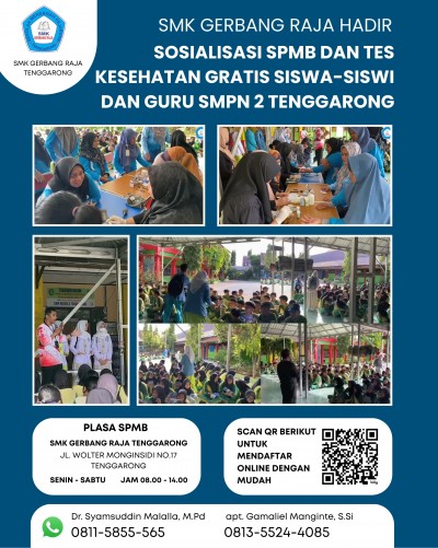SMK Gerbang Raja Tenggarong hadir di SMPN 2 Tenggarong!